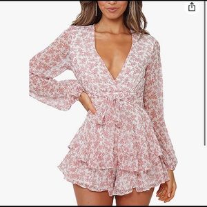 Amazon floral romper